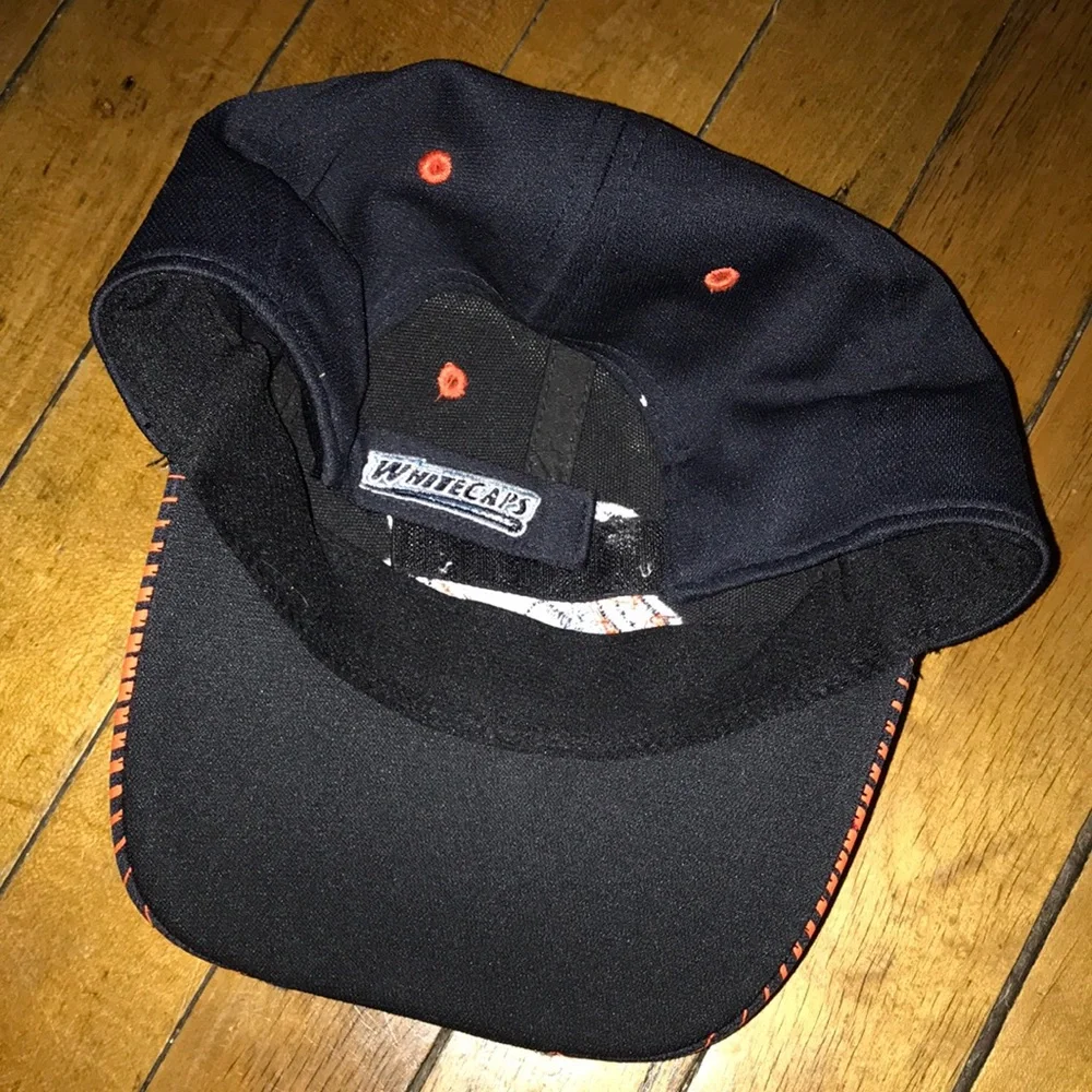 West Michigan Whitecaps Kids Black and Orange Baseball Cap Detroit Tigers Logo